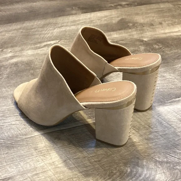 New Calvin Klein Suede Booties - Picture 3 of 4